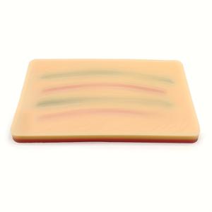 TEMU 1개 주사 모델, 실리콘 심장관 주사 연습 패드, 봉합 연습 피부 패드, 실리콘 봉합 피부 모델, 의학 학생 훈련 장비