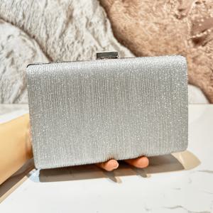 TEMU 1개 럭셔리 실버리 스팽글 핸드백 여성용 웨딩 파티 클러치 지갑 여성 이브닝 핸드백 체인 디너백 크로스백, 파티, 결혼식, 프롬, 디너/연회에 완벽한 여성용 웨딩백