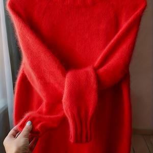 TEMU 플러스 사이즈 여성용 단색 스웨터 - 부드러운 라운드 넥 긴팔, 가을 겨울용 편안한 겨울 스웨터