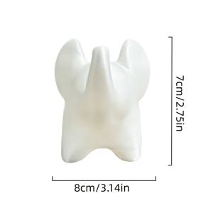 TEMU 귀여운 코끼리 피규어, 데스크탑 장식, 책상 조각상, 전기 없이 사용하는 가정용 장식품, 실내 사용에 적합, 홈 오피스, 휴일 장식 및 선물용으로 독특한 선물
