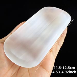 TEMU 1개 셀레나이트 볼 화이트 석고, 셀레나이트 플레이트, 셀레나이트 충전 볼, 셀레나이트 수제 조각 볼 플레이트, 보관용 보석 트레이, 홈 데코, 데스크탑 장식, 축제 선물