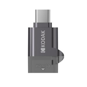 TEMU KODAK C100 Type-C 3.0 고속 전송 카드 리더 | TF/Micro SD, Micro SDHC, Micro SDXC (최대 2TB) 호환 - 차량 장착형 메모리 카드 저장 장치