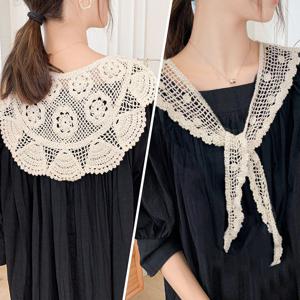 TEMU 여성용 춘추계 레이스 케이프 레이어드 가디건 머플러 니트 숄 데일리 패션 슬림소녀 SLIM GIRL