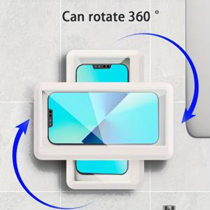 TEMU 방수 360도 회전 터치 가능 샤워 폰 홀더 케이스 마운트