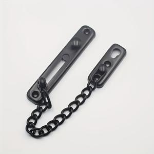 TEMU 스프링 장착된 도난 방지 볼트가 있는 강력한 304 스테인리스 스틸 도어 체인 잠금 장치 - 광택 볼트 나사 추가로 집을 보호하세요