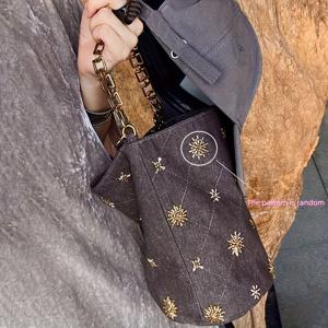 TEMU 여성용 우아한 비즈 토트백 - 멀티컬러 비즈 클로저 핸드백, 캐주얼 & 크리스마스, 쇼핑, , 친구, 가족을 위한 선물용 가방