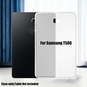 TEMU 갤럭시 탭 A 10.1용 투명 보호 케이스, 변색 및 산화 방지 슬림 디자인, 유연한 소프트 TPU 재질, 삼성 갤럭시 탭 A A6 (SM-T580/T585) 태블릿용