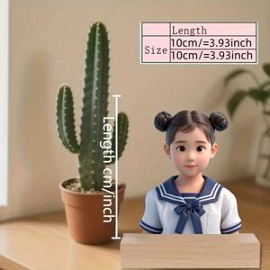 TEMU 2D 플랫 - [2D 플랫] 맞춤형 2D 플랫 만화 아크릴 간판 - 생생한 색상의 AI 디자인 개인 맞춤 사진 프레임, 발렌타인데이 선물로 이상적, 커플, 데스크탑 장식, 만화 스타일 인물 사진, 내구성 좋은 아크릴