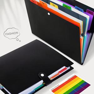 TEMU 오르간 가방, 다층 분류 폴더, PP 오르간 보관 가방, 문서 가방, 재료 가방, A4 다층 분류 폴더, 7칸 컬러 삽입 폴더, 학생 시험지 폴더, 버튼 파일 정보 가방