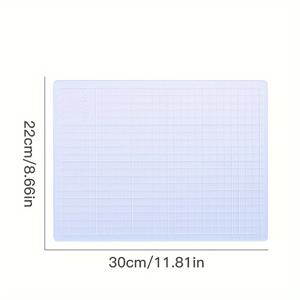 TEMU 1개 A4/A3 다용도 공예 매트 - 스크랩북, 테이프 & 스탬프 아트 프로젝트용 투명 커팅 패드