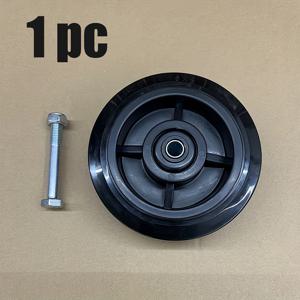 TEMU 1개 트레일러 잭 캐스터, 6인치 바퀴가 장착되어 높은 온도에도 견딜 수 있으며 트롤리에서 일반적으로 사용됩니다.