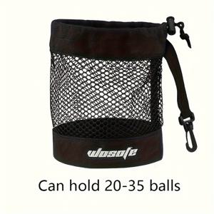 TEMU Wosofe 골프 메쉬백 1개, 드로스트링 공 수납백, 나일론 메쉬 골프공 가방, 골프 티 파우치백, 골프용품 공, 테니스공, 여행용 다용도, 3가지 사이즈 옵션