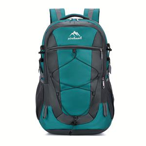 TEMU JUMAHE 60L 대용량 헤비듀티 아웃도어 하이킹 백팩, 조절 가능한 어깨끈 & 라벨 트레킹 팩, 캠핑, 등산, 배낭여행용 내구성 - 호환 가능