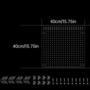 TEMU 8가지 사이즈 선택 가능 수족관 어린 물고기 투명 플렉시글라스 거품 디바이더 배플 탱크 어항 애완 동물 번식 탱크 아크릴 파티션 네트 격리 보드 디바이더 (고정 버클 및 투명 흡착판 포함)