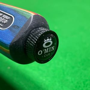 TEMU 1개 당 빌리어드 큐 버트 엔드 보호대 알루미늄 합금, 황동 재질 방진 하단 플러그 빌리어드 큐 보호 패드 OMIN 스크류-인 팁 모델 큐 스누커 블랙 8구 9구 빌리어드 큐 무게 증가 추가