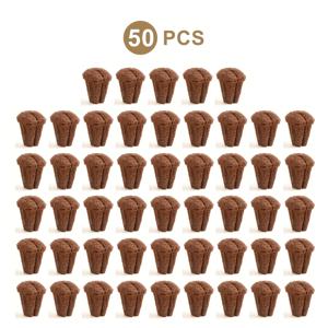 TEMU 105셀 및 128셀 종묘 트레이용 종자 발아 플러그 블록 /80/100개, 식물 및 꽃 복제 및 이식용, 원예 모종, 수경 재배 용품, 실내 원예 및 온실 수경 재배용 스펀지 플러그에 적합, 내구성 있는 식물 기질, 수경 재배 시스템과 호환 (씨앗 미포함)