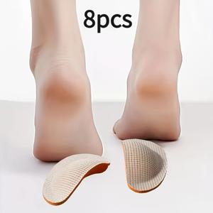 TEMU 아치형 신발 깔창, 매끄러운 착용감, 편안한 발 쿠션, 미끄럼 방지 저아치 디자인