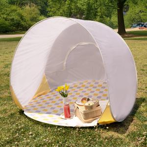 TEMU 원터치 휴대용 해변 텐트,피크닉 나들이 비치 그늘막 텐트,실내외 사용,3초 설치 보관백포함