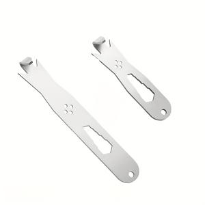 TEMU 2개 다기능 울타리 와이어 래핑 도구 | 금속 T-포스트 클램프 렌치, T-포스트 와이어를 단단하게 꼬는용 후크 트위스팅 도구, 시간 절약 및 사용하기 쉬움