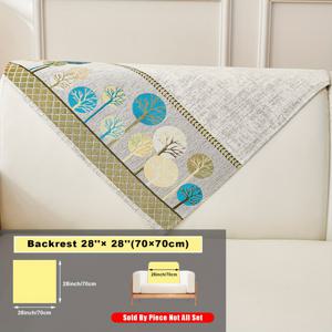 TEMU 70개 달盈亏상 나무 소파 쿠션 1개, 두꺼운 셔닐 원단 소파 쿠션, 화려하고 스타일리시한 모던 소파 커버, 반려동물 친화적인 미끄럼 방지 조합형 소파 보호대, 사계절용 내마모성 가구 보호대, 침실, 사무실, 거실 홈 데코용