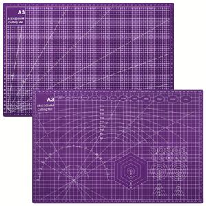 TEMU 1개 두꺼운 커팅 매트, 양면 커팅 매트, 사이즈 11.8*17.7인치, 가죽공예용 회전 커팅 보드, 가죽 커팅 도구