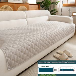 TEMU 이 1개 미끄럼 방지 소파 커버는 초음파 엠보싱 기술을 사용하여 현대적인 더블 라인 패턴 디자인을 특징으로 합니다. 반려동물 친화적이고 스크래치 방지 기능이 있는 원단으로 제작되었으며 세탁기에서 세탁이 가능하며 모든 계절에 적합합니다.