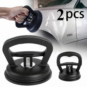 TEMU 자동차 찌그러짐 수리 도구 세트 2개, 흡착컵 덴트 풀러, 다기능 차체 패널, 유리, 스크린용 덴트 수리 핸들 크레인 - 차체, 유리, 물체 이동용