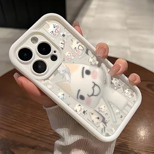 TEMU INS 귀여운 T-토로 이노우에 고양이 휴대폰 케이스, 아이폰 17 16e 16 15 14 13 12 11 프로 맥스 미니 에어 XR XS X 7 8 플러스용, 낙하 방지 소프트 TPU 후면 커버