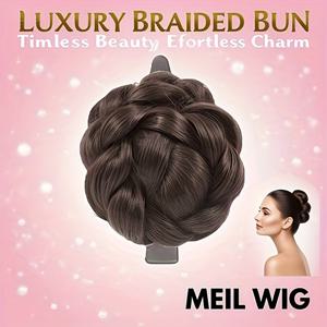 TEMU 여성용 덕빌 헤어핀 헤어피스 - 합성 모발 스타일링, 최신 업그레이드 | 하이/로우 포니테일, 플라워 번, 볼륨 업스타일 고정 도구 | 헤어 익스텐션 스타일링 가발, 트렌디한 발렌타인데이 여성용 가발