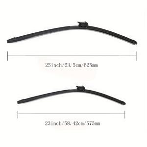 TEMU S클래스 (W222, V222, X222) 컨버터블 (A217), S클래스 쿠페 (C217)용. S클래스 순정 스마트 열풍창 와이퍼 25인치 + 23인치 (2개 세트) 교체용, 워터 제트 포함. OE: 2228201145, A2228201145, 572320
