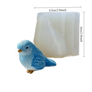 TEMU 레진 몰드 1개 3D 입체 새 실리콘 몰드 | 창의적인 동물 모델링 | 캔들/석고/접착제 DIY용 | 수공예 - 완벽한 웨딩 장식/추수감사절 선물/크리스마스 선물, 할로윈 선물, 부활절 선물, 발렌타인데이 휴일 선물/생일 선물/집 장식