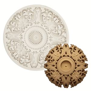 TEMU 유럽 스타일 릴리프 레진, 클레이 몰드, 젤리 실리콘 몰드, 도구, 사카린 장식 도구, 부재료