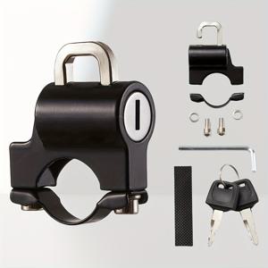 TEMU 자전거 핸들바 및 헬멧 보안을 위한 새로운 도난 방지 다기능 잠금 장치 (전동 스쿠터 헬멧에도 적합)