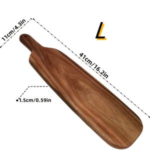 TEMU 손잡이가 달린 간편한 직사각형 나무 도마 - 치즈, 고기, 야채, 과일에 완벽한 다용도 나무 보드 - 가족 모임 및 선물용 이상적인 주방 도구