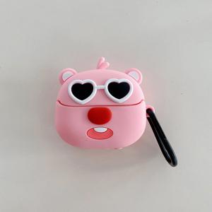 TEMU 삼성 갤럭시 Buds3 무선 이어버드용 - 사랑스러운 비버 디자인, 남녀공용 귀여운 보호 케이스