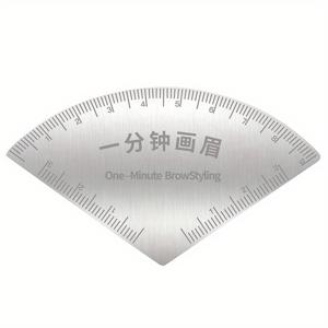 TEMU 눈썹 도구 파인더 – 左右대칭 눈썹을 위한 눈썹자 매핑 도구, 조절식 눈썹 매핑자, 마이크로블레이딩 눈썹 그리기 가이드 – 전문가용 및 가정용, 눈썹 쉐이핑 스텐실, 여성용 즉각적인 눈썹 셰이퍼, 즉각적인 눈썹 메이크오버