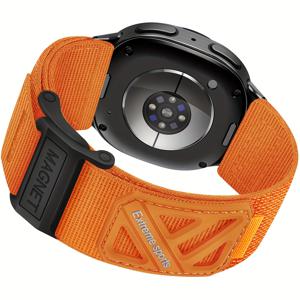 TEMU 삼성 8/클래식 40mm/44mm/46mm 호환 스트랩, 소프트 마그네틱 클라스프 나일론 워치 밴드, 8 스마트워치 남성용, 내구성 좋은 편안한 손목 스트랩