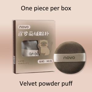 TEMU 메이크업 퍼프, 초극세사 벨벳 세팅 파우더 퍼프, 워셔블 라운드 메이크업 스펀지, 페이셜 클렌징, 파운데이션, 루스 파우더, 바스 파우더, 바디 파우더, 파운데이션 블렌딩, 언제 어디서든 터치업, 화장품 | 메이크업 제품에 적합