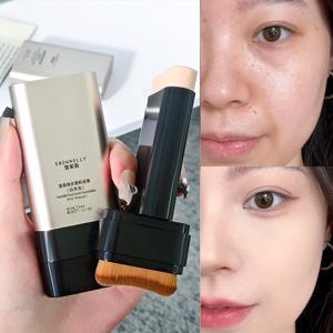 TEMU 파운데이션스틱 잡티커버컨실러 스틱파운데이션 수분감 듀얼 헤드 파운데이션 스틱 무대화장 파운데이션