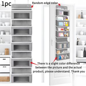 TEMU 4/5단 패브릭 수납 걸이 (대형 포켓 포함) | 벽걸이형, 공간 절약형 가정용 수납 및 정리 솔루션, 침실, 욕실 및 보관실에 적합