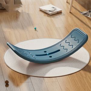 TEMU 1개의 피트니스 밸런스 보드, 곡선형 안정성 트레이너, 핵심 운동, 협응 운동 장비, PE 재질, 14세 이상 적합