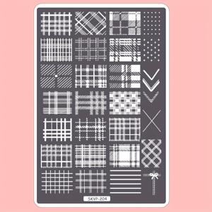 TEMU 새로운 리본 패턴 네일 플레이트, 네일 프레싱, 젤 네일 세트 및 네일 제품에 적합, 네일 살롱용 네일 아트 스탬핑 플레이트 - 레이스 꽃잎, 나비, 만다라, 식물 및 추상 디자인 - DIY 네일 전사 프린팅, 고품질 조각,미용실 소유자들