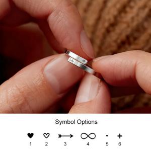 TEMU 맞춤 각인 이름 2mm 스테인리스 스틸 오픈 링 - 심플한 스태ッキング 액세서리, 어머니의 날, 발렌타인데이, 기념일, 크리스마스 선물용으로 완벽, , 내구성, 정교한 장인 정신, 10계절용