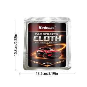 TEMU 레데카스 매직 나노 스크래치 복구 천 - 자동차, 트럭, , RV용 나노 기술 즉각 스크래치 제거, 빠른 스크래치 제거, 내구성 강한 마이크로파이버 천 (잔여물 없음)