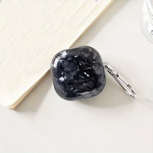 TEMU Buds FE 무선 블루투스 이어버드용 조개껍질 패턴 패셔너블 보호 케이스, for Galaxy Buds Pro, Soft Buds Live, 2 Pro와 호환