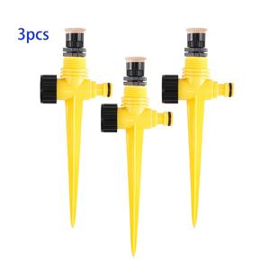 TEMU 3개 자동 정원 스프링클러, 조절 가능한 흐름 밸브가 있는 360° 회전 청록색 관개 시스템, 효율적인 잔디 물주기용 지하 미스트 노즐, 정원 관개|효율적인 관개|쉬운 설치