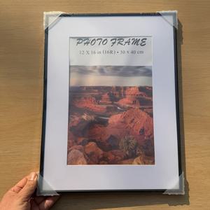 TEMU 1개 13x18 15x20 20x25 21x30 30x40 40x60cm 액자 매트 블랙 골드 모던 심플 얇은 알루미늄 금속 사진액자 수직 및 수평 탁상용 벽걸이 침실 거실 홈 데코