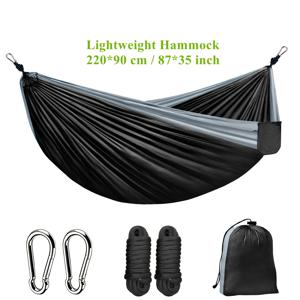 TEMU 캠핑 해먹(220*90cm / 87*35인치), 미니 해먹, 210T 나일론 휴대용 해먹, 가벼운 야외용 해먹, 백팩, 여행, 해변, 뒷마당, 파티오, 등산용 싱글 해먹