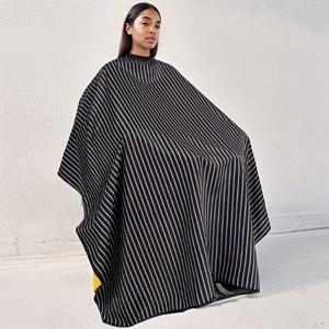 TEMU 블랙 헤어드레싱 앞치마, 대형 성인 살롱 헤어컷 케이프, 방수 기능, 140x150cm, 바버 도구