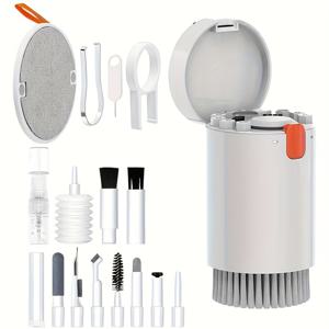 TEMU 새로운 20-in-1 다기능 청소 펜 (헤드폰 및 키보드 청소 브러쉬 세트), PC 노트북, 헤드폰 및 카메라에 적합